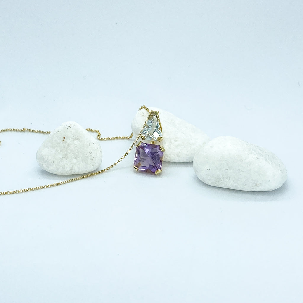 Stargaze Trilliene Asscher Necklace - Faved By Samanthi Jewellery